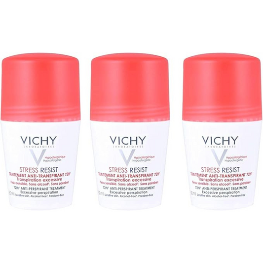 Vichy - Stress Resist 72h Roll-On Anti-Perspirant Deodorant - 50ml (3 Pack)