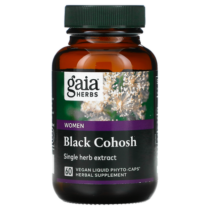 Gaia Herbs - Black Cohosh - 60 Vegan Liquid Phyto-Caps