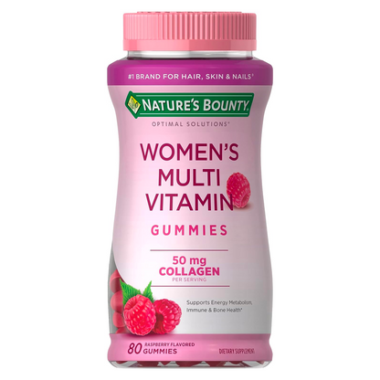Nature's Bounty - Women's Multivitamin Gummies - Raspberry Flavor - 80 Gummies