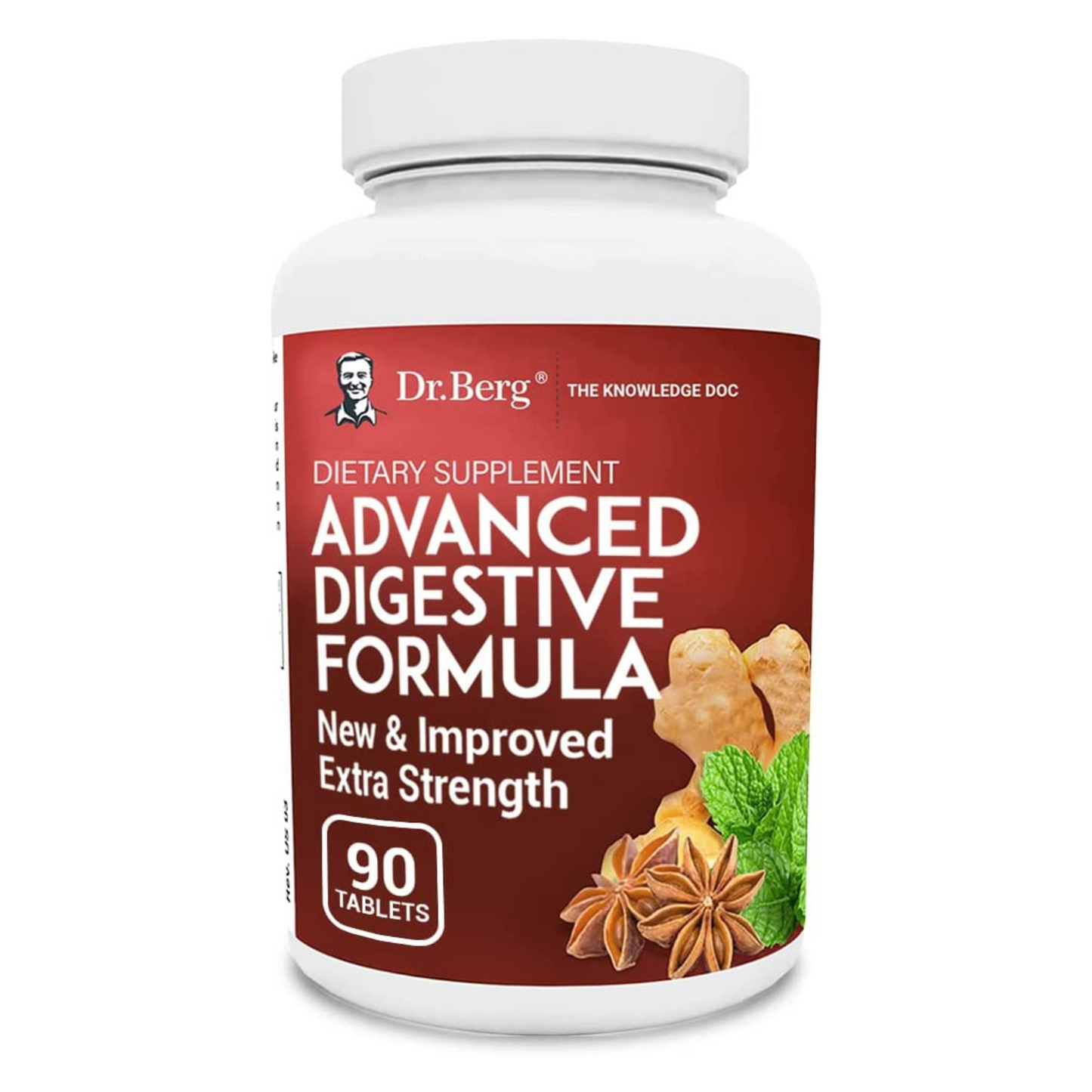 Dr. Berg - Advanced Digestive Formula Extra Strength - 90 Tablets