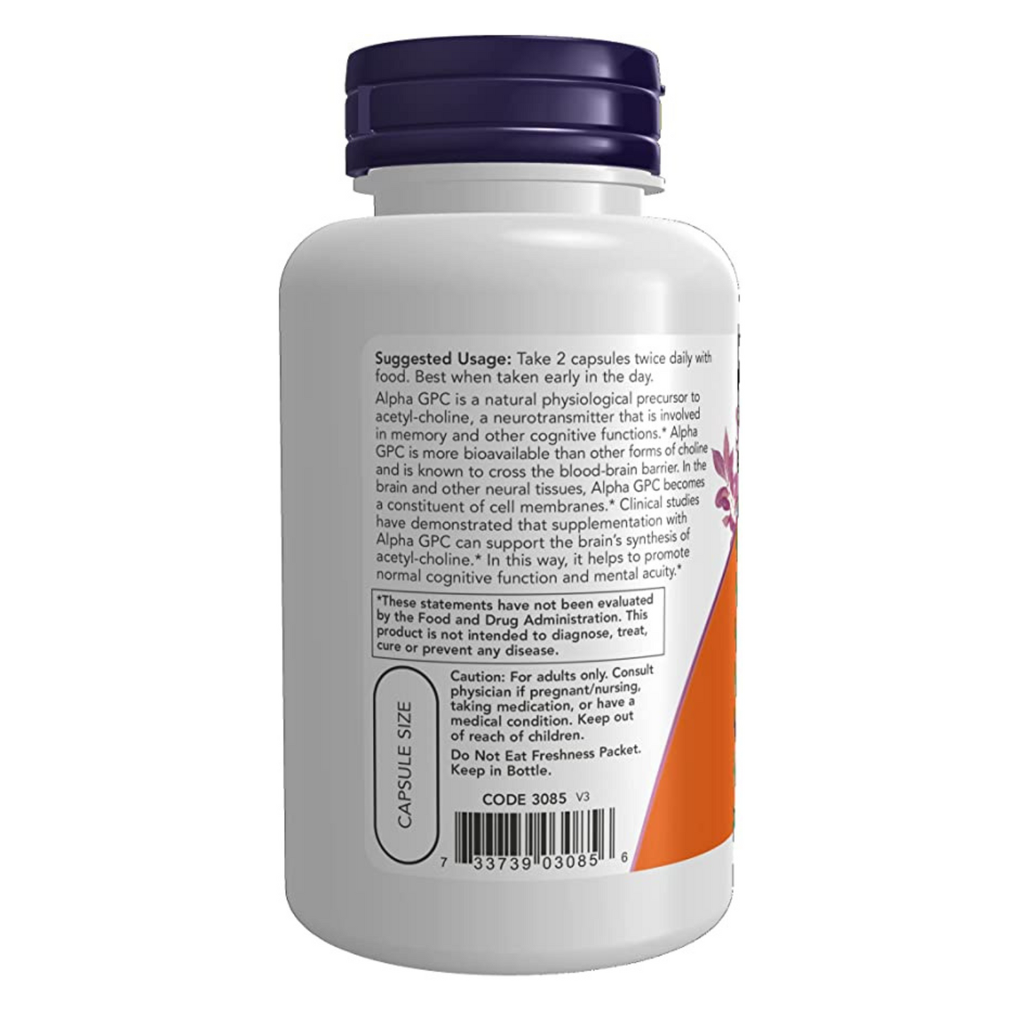 NOW - Alpha GPC 300 mg - 60 Veg Capsules