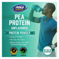 NOW Sports - Pea Protein 24 g, Unflavored Powder - 2 Pound