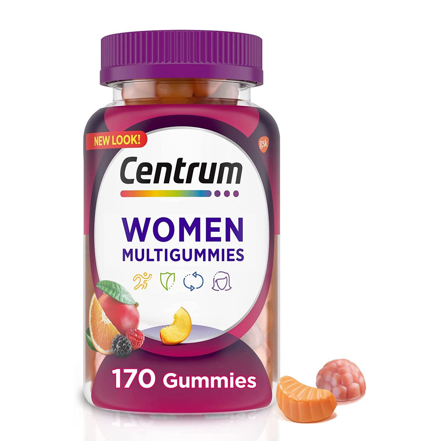 Centrum - Women Multigummies - Assorted Fruit Flavor - 170 Count