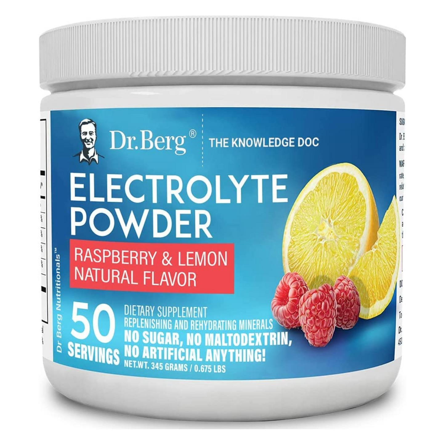 Dr. Berg - Original Keto Electrolytes Powder - Raspberry Lemon - 50 Servings