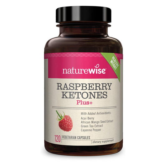 NatureWise - Raspberry Ketones Plus - 120 Veg Capsules